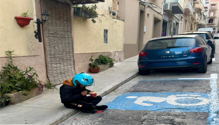 We Deliver Food, But Have Nowhere to Eat