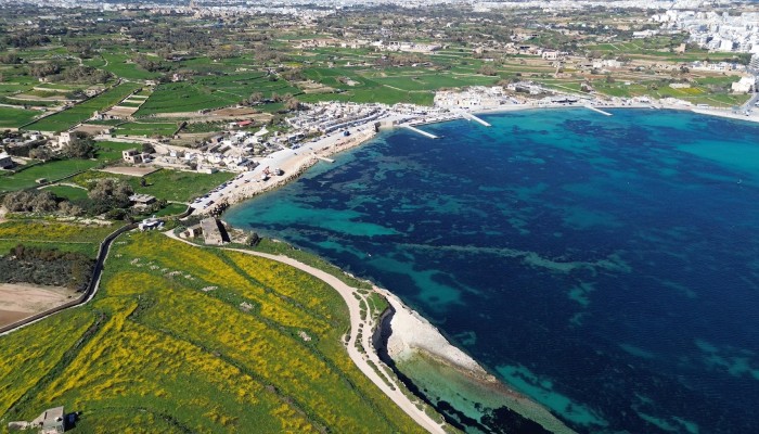 Repair and regeneration works in the St Thomas Bay area in Marsaskala