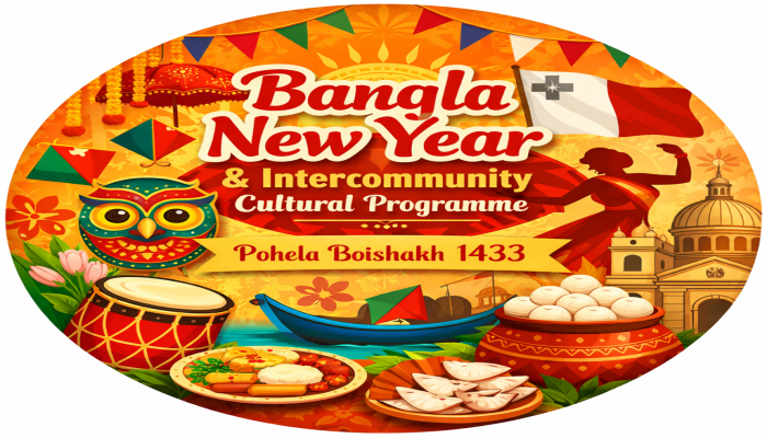 Malta to Host Vibrant Bangla New Year Festival Celebrating Cultural Diversity at Ta’ Qali National Park