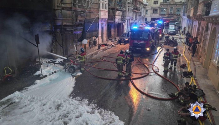 'Nothing is left': Gżira shop owner appeals for help after devastating fire